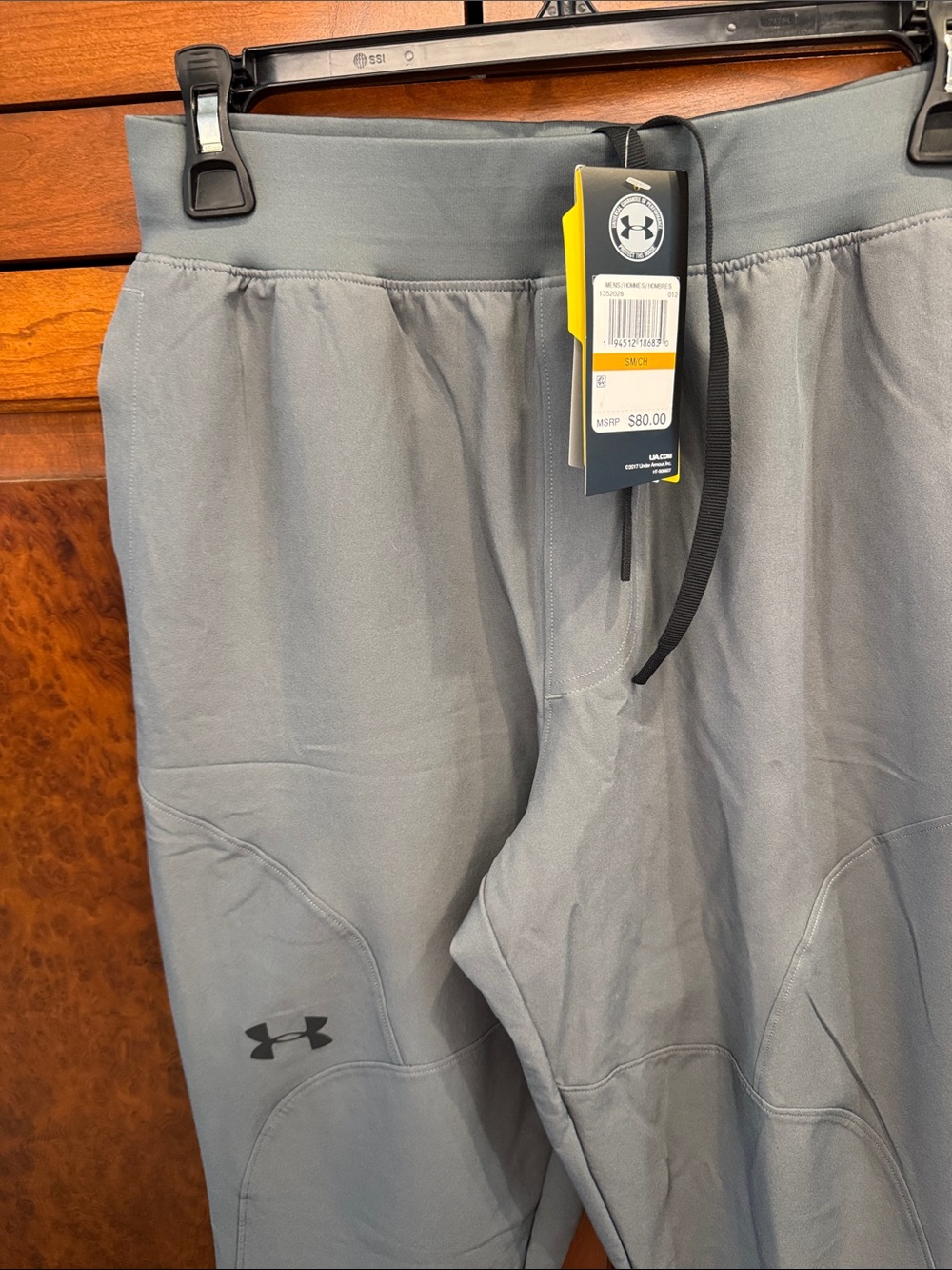 Under Armour Men's S Gray storm Performance Joggers NWT - Picture 4 of 6